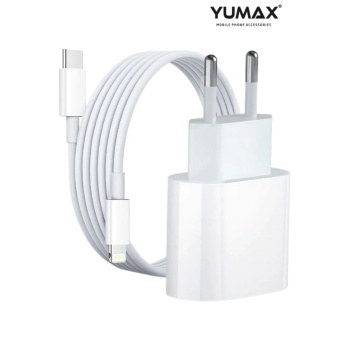 25W iPhone Uyumlu Hızlı Şarj Adaptörü ve Type-C Lightning Kablo Seti - Hızlı ve Güvenli Şarj Çözümü